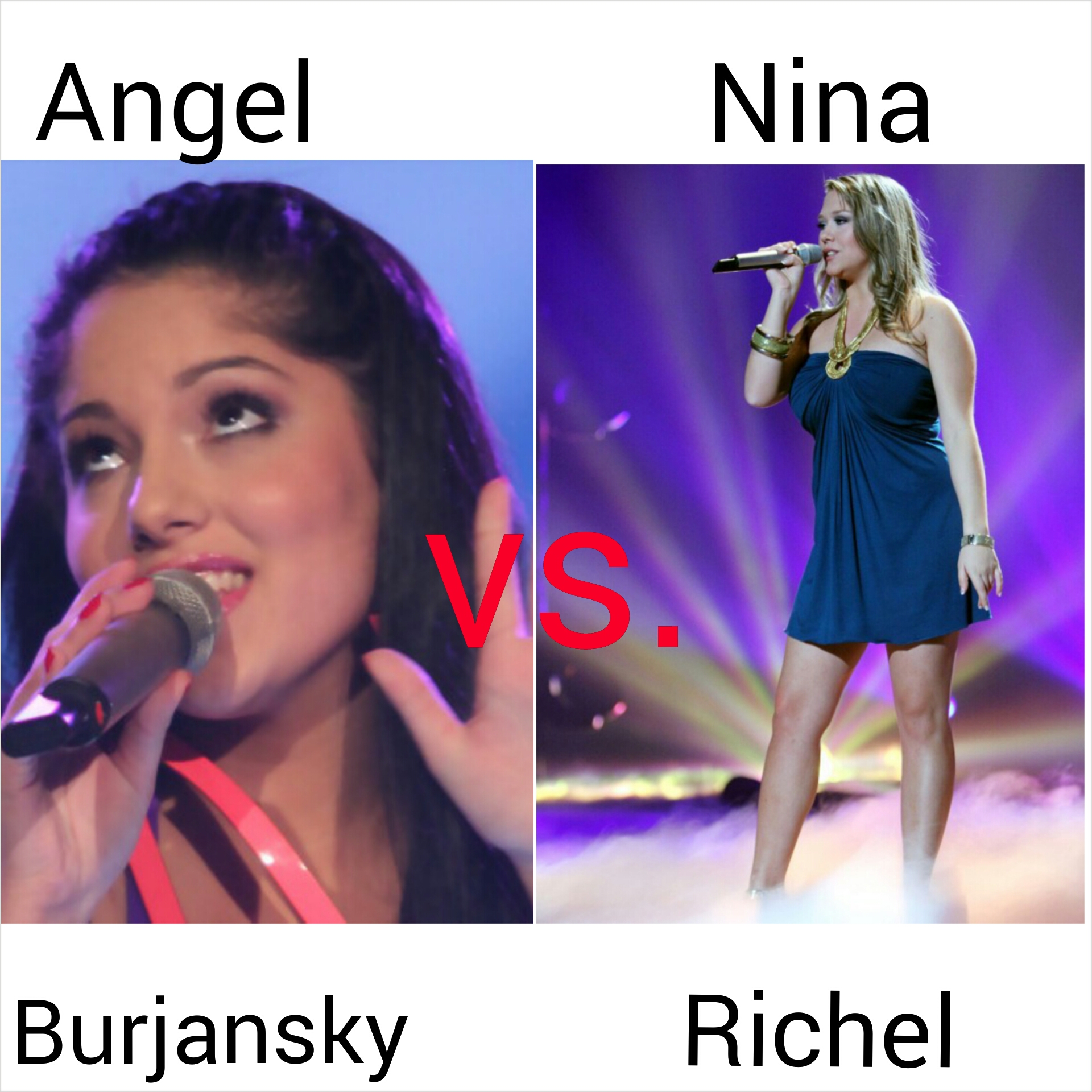 The Voice of Germany - Battle 
Angel Burjansky vs. Nina Richel