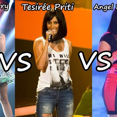 The Voice Of Germany - "Die Knockouts"
Katy Perry vs. Tesirée Priti vs. Angel Burjansky