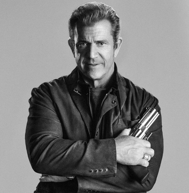 Mel Gibson (man with harmonica)