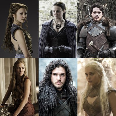Top 6 - Game of Thrones Charakter